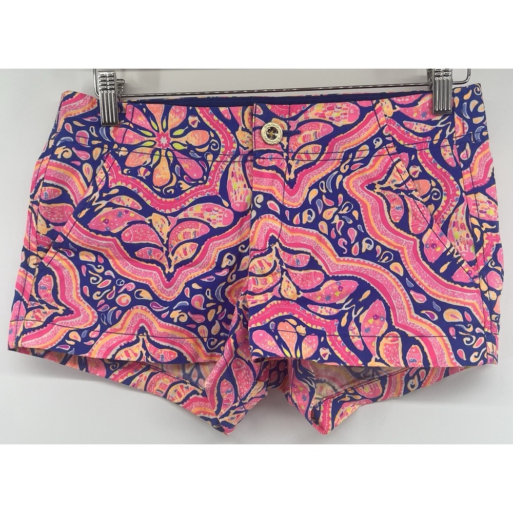Lilly Pulitzer The Kerrie Short 0 31 Waist 3" Inseam Can't Resist Cotton